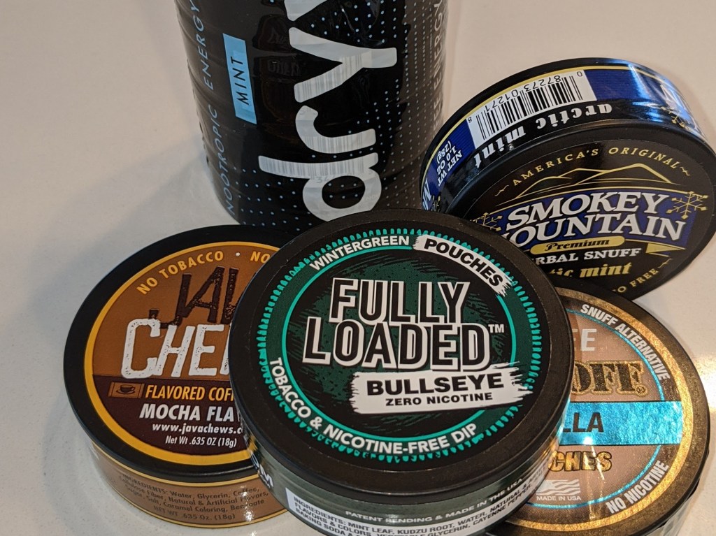 Plastic Dip Chew Cans And Tins For Alternative Smokeless Non-Tobacco Products