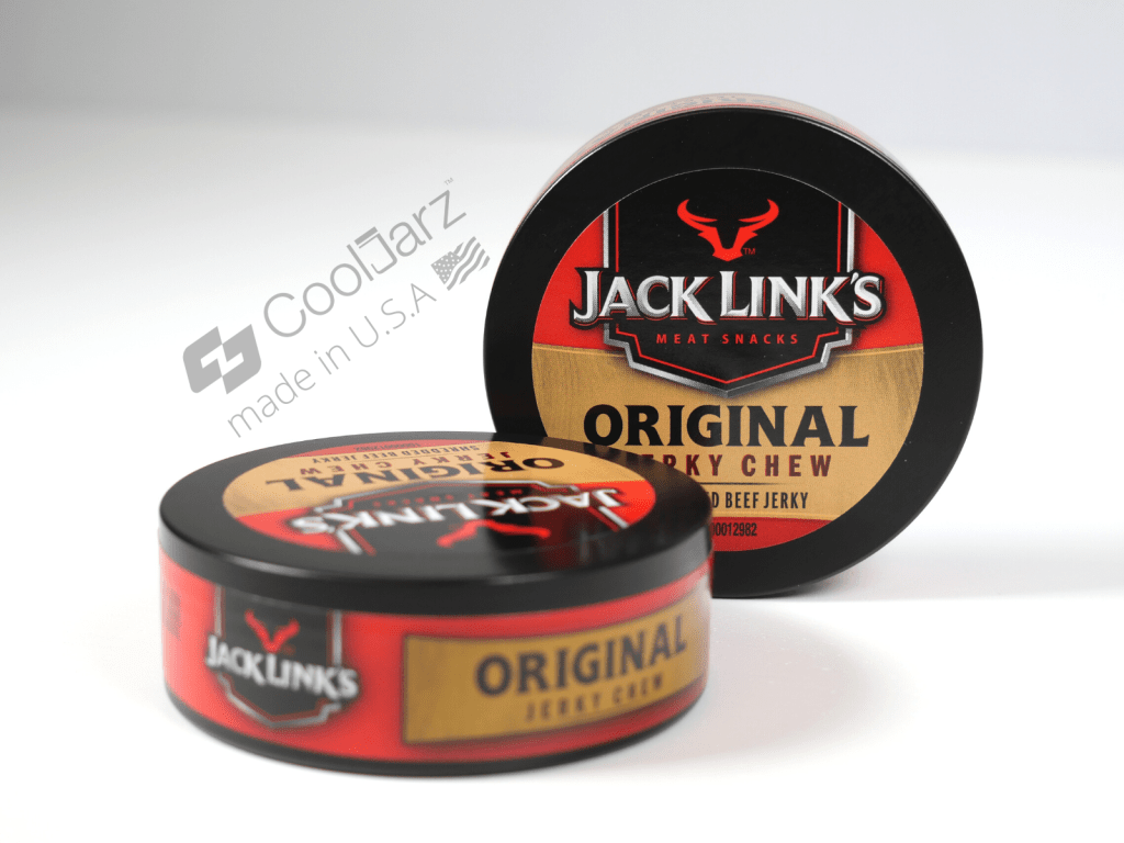 plastic container for jack links beef jerky chew alternative